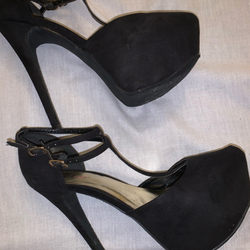 Black heels
